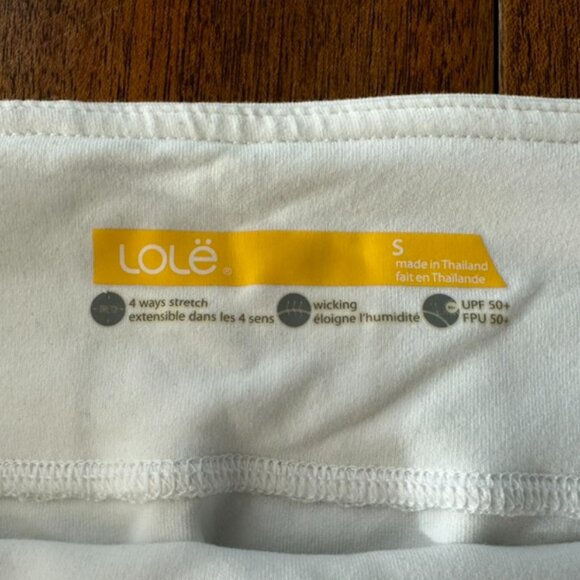 Lolë White 3/4 Length Yoga Leggings - Picture 4 of 4